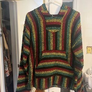 Original Baja Joe Hoodie (Made in Mexico) Women’s Size Medium Multicolor